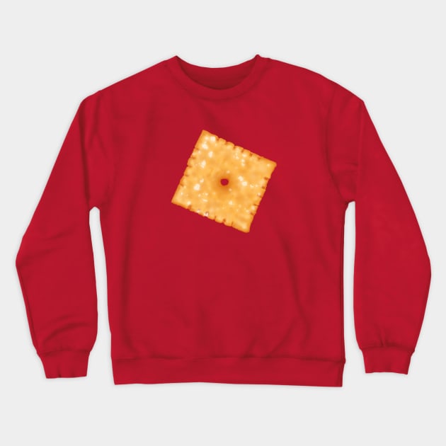 Cheese Cracker Crewneck Sweatshirt by HB Loves Crafts